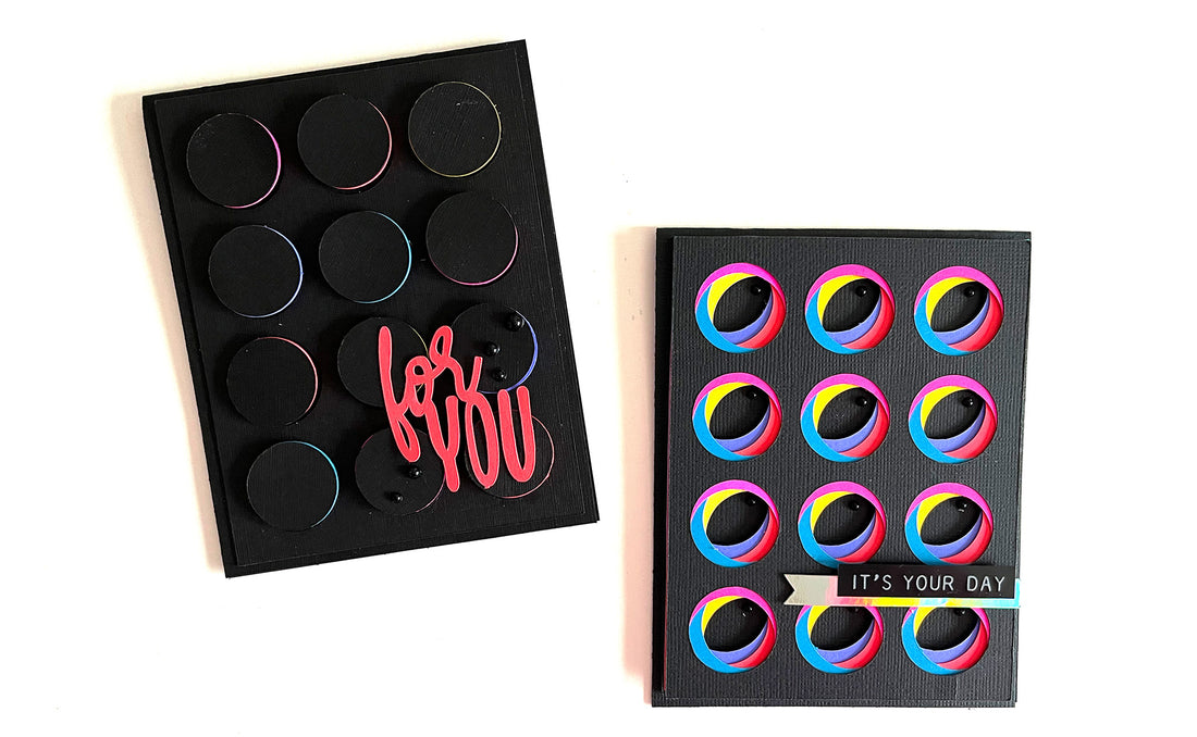 Optical Illusion Handmade Card Ideas With Astrobrights