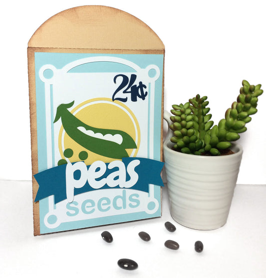 veggie seed packet card svg files