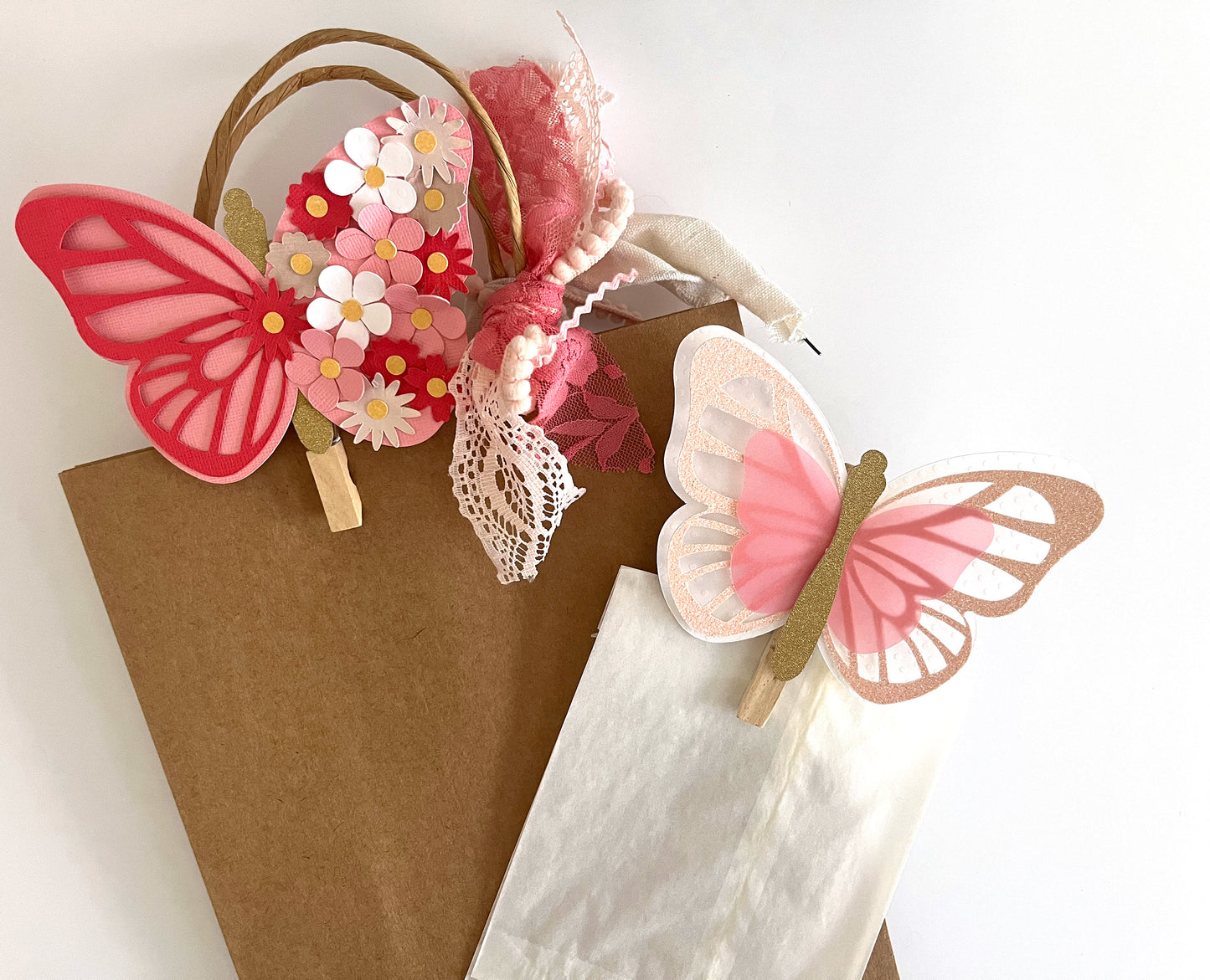 Butterfly Clip Cricut Cardstock Craft