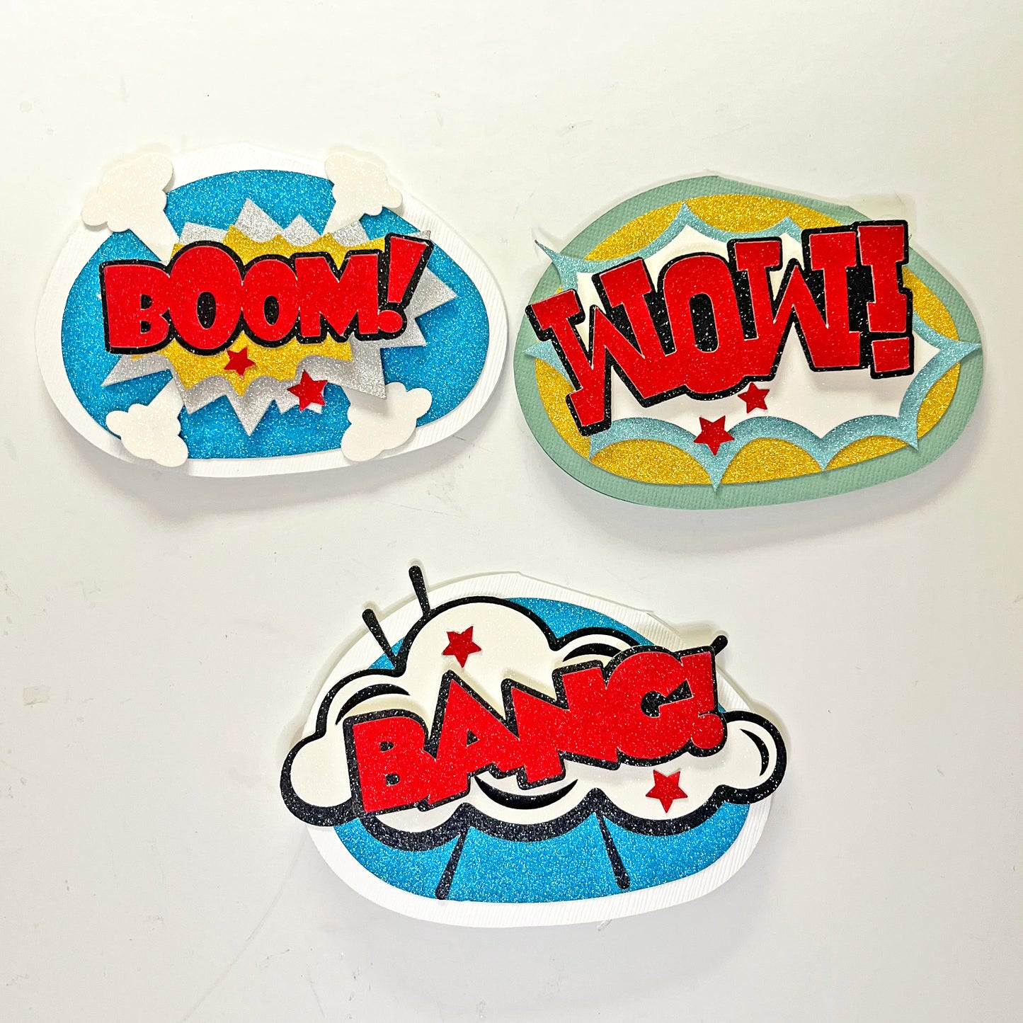 COMIC BOOK GIFT TAGS SVG