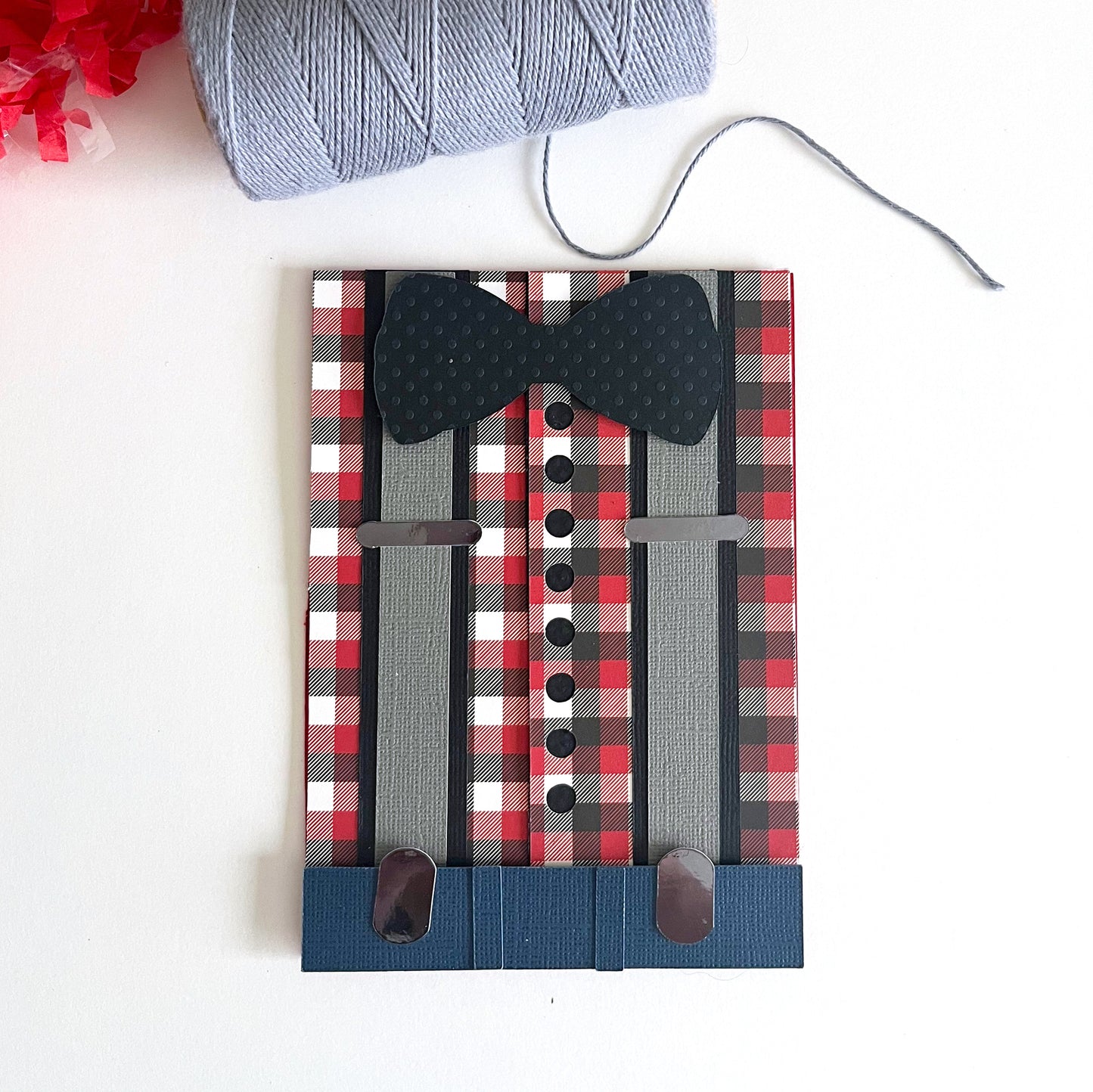 handmade masculine birthday card using Cricut or handmade Father's Day card SVG