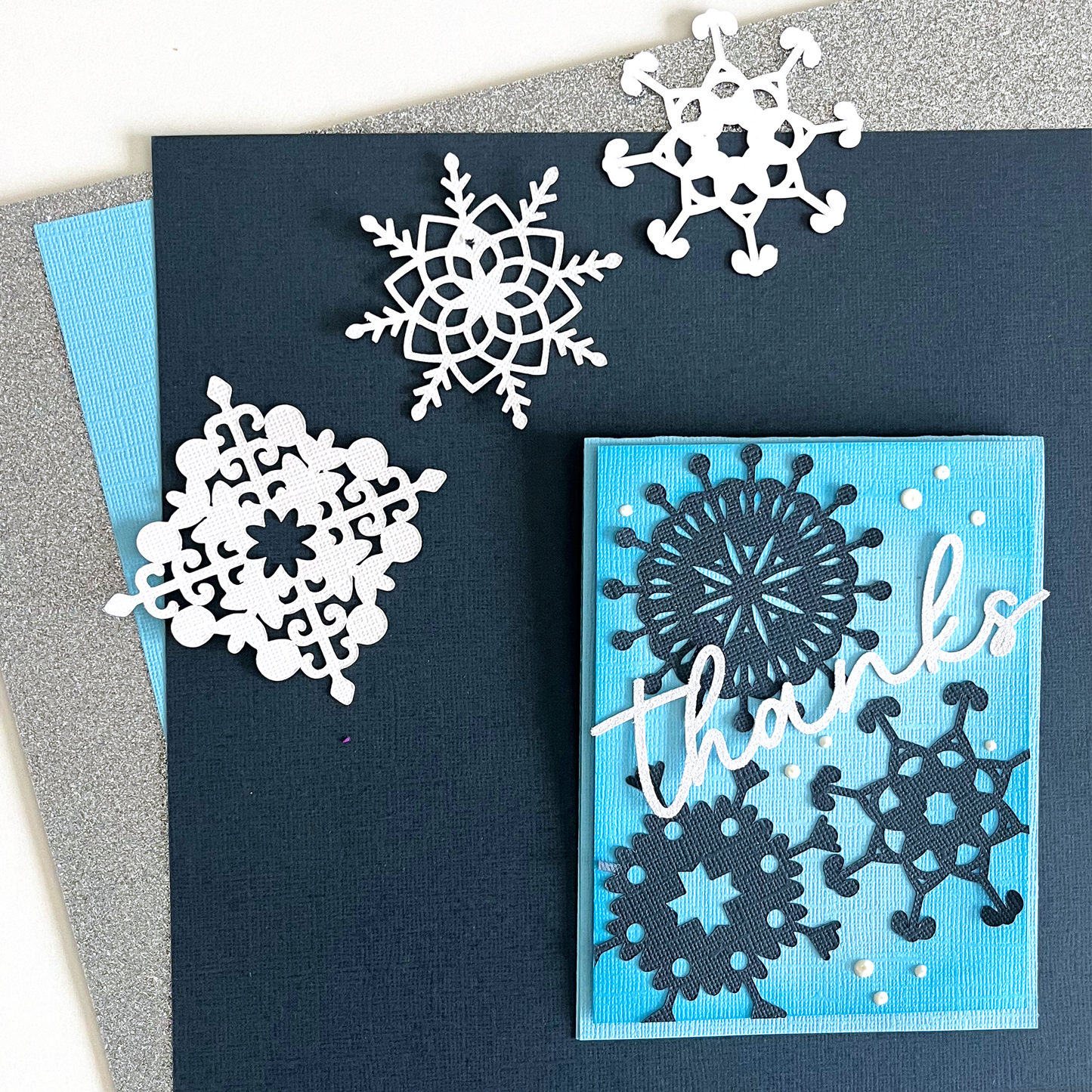 Doodle Snowflakes SVG Set