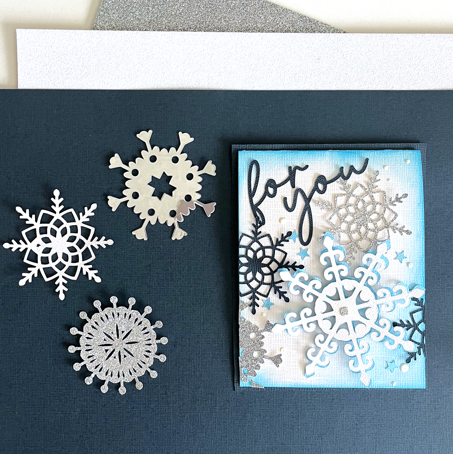 Doodle Snowflakes SVG Set