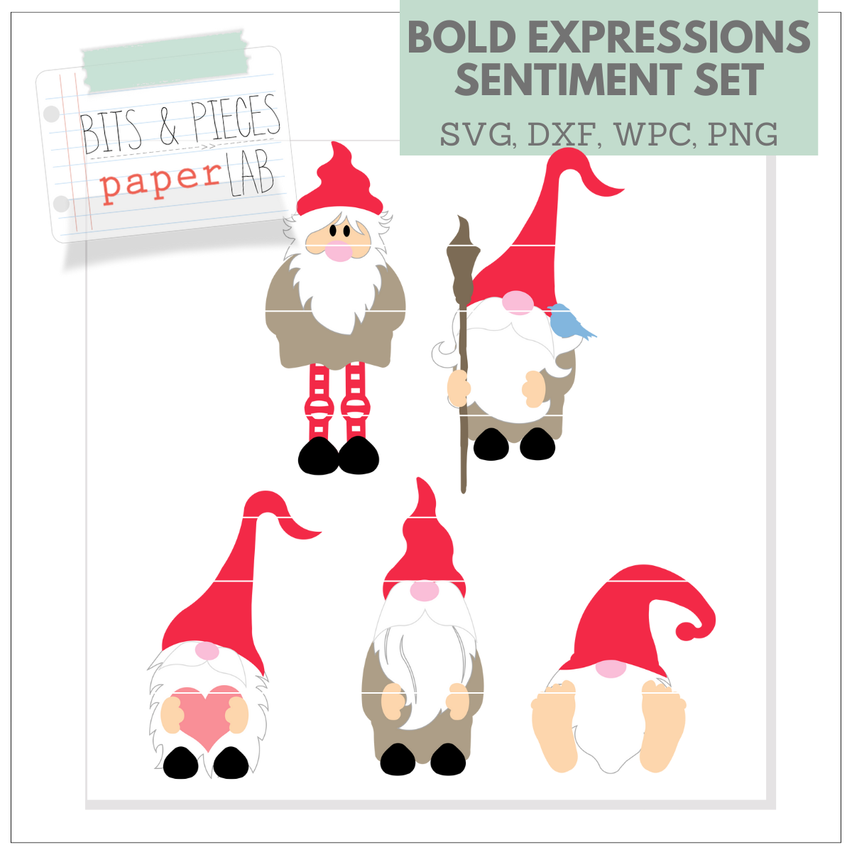 Gnome Gang SVG Set