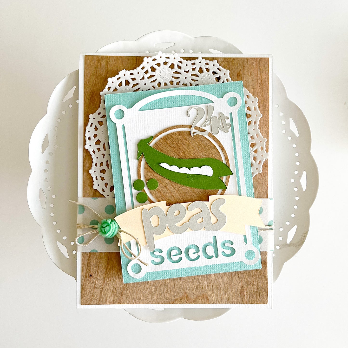 Veggie Seed Packets Card SVG