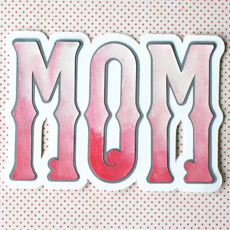 shaped mom card svg for cricut