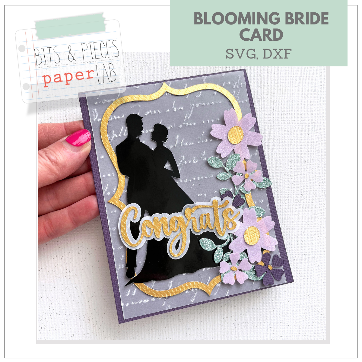 Blooming Bride Cricut Cardmaker