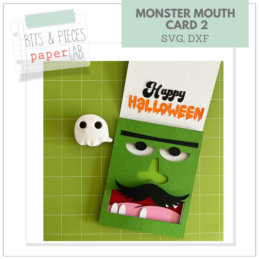 Mystery Monster Face Card 2