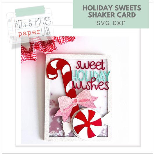 DIY Christmas Shaker Card Files for Cricut
