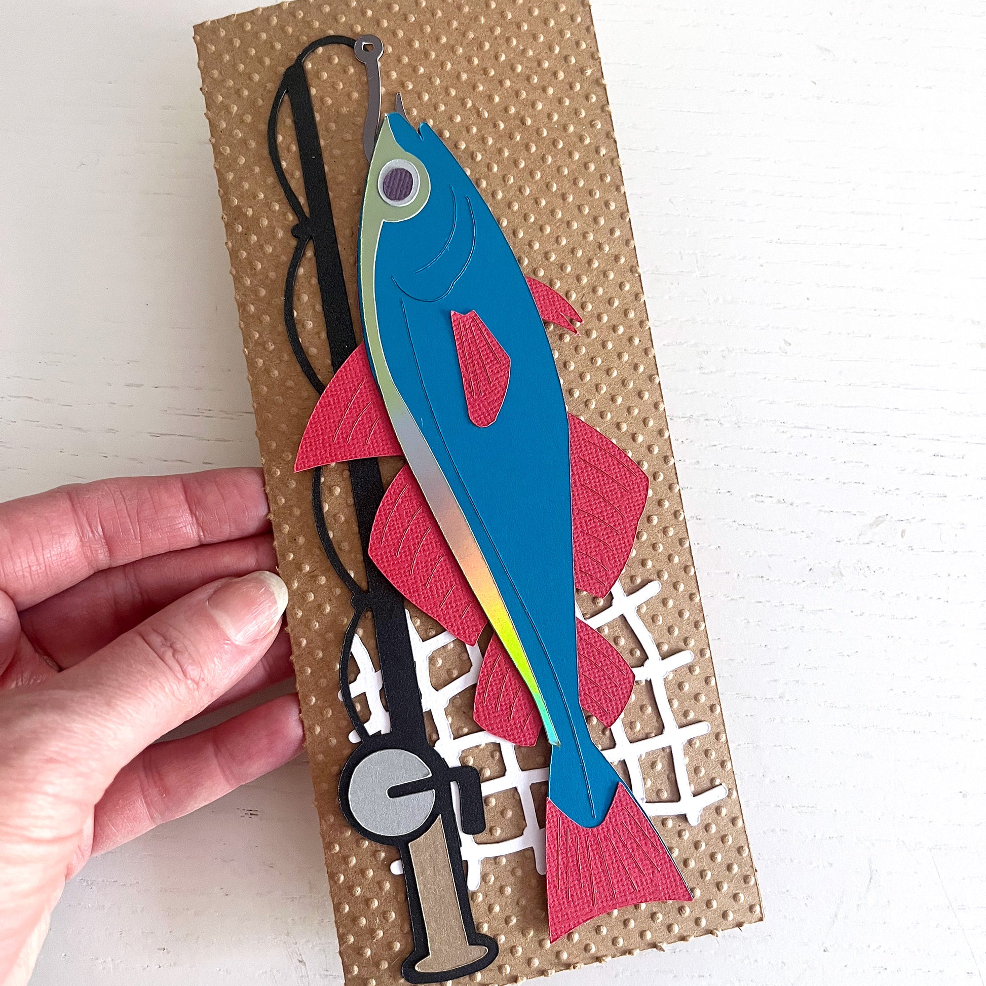 file hooked fish Hooked On Fishing Cards SVG