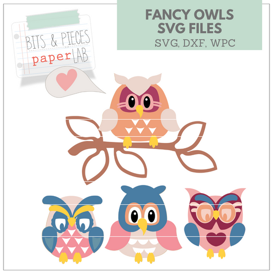 owl SVG files for Cricut