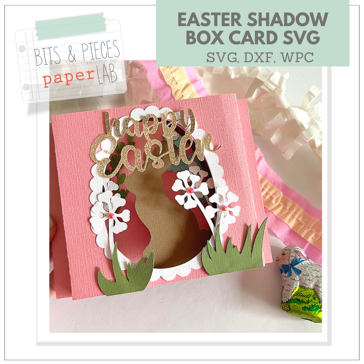 SVG file for Easter Card - Shadow Box Card SVG