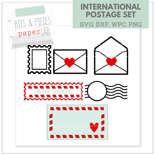 international postage set SVG